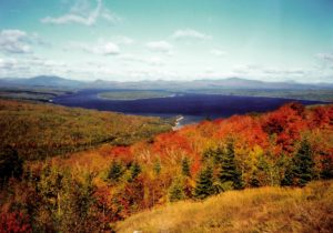 Fall foliage in the "100-Mile Wilderness" of western Maine