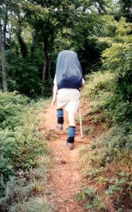 Headed back into the 'long green tunnel' after a rest day in Troutville, Va.