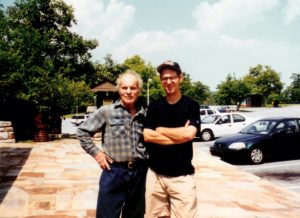 Earl Shaffer and I after lunch at Shenandoah National Park